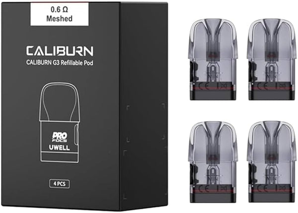 Uwell - Caliburn G3/GK3/G3 ECO Replacement Pods 0.6ohm