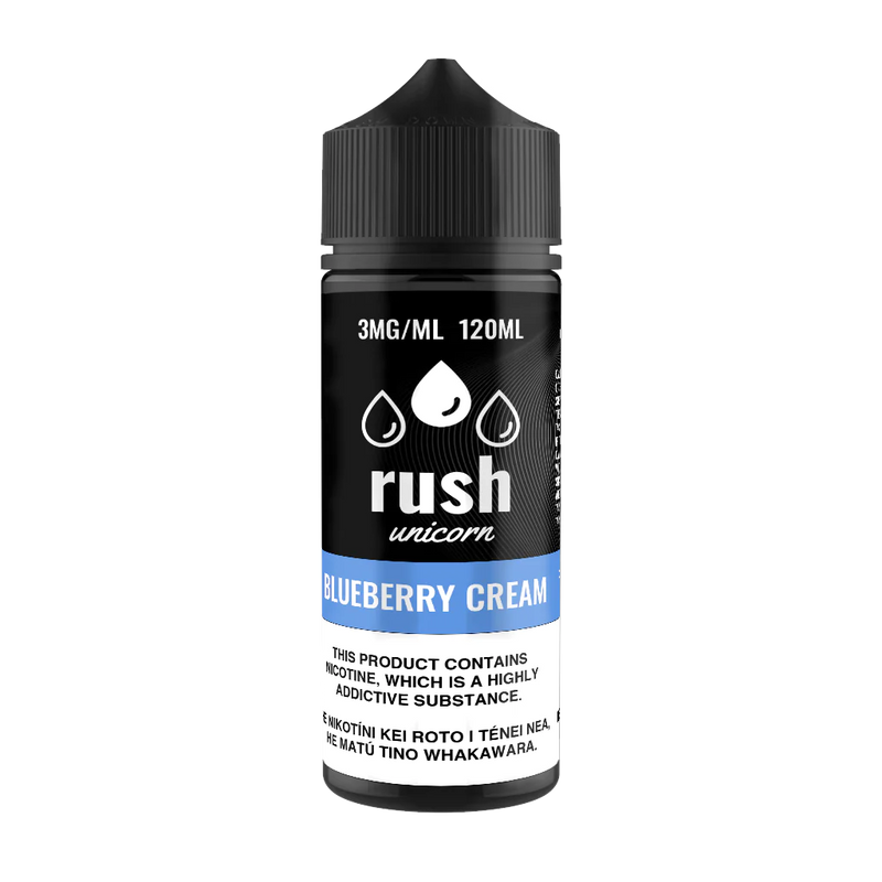 Rush Unicorn - Blueberry Cream 120ml (Blue Unicorn)