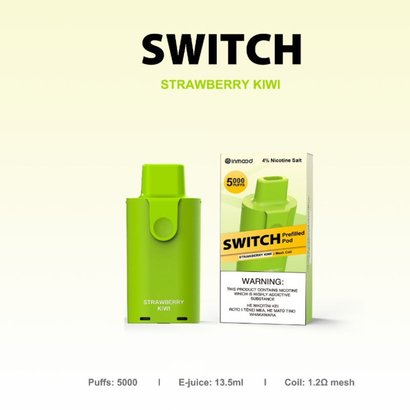 Inmood Switch Disposable Vape Replacement Pod – 5000 Puffs – 4% (40 mg)